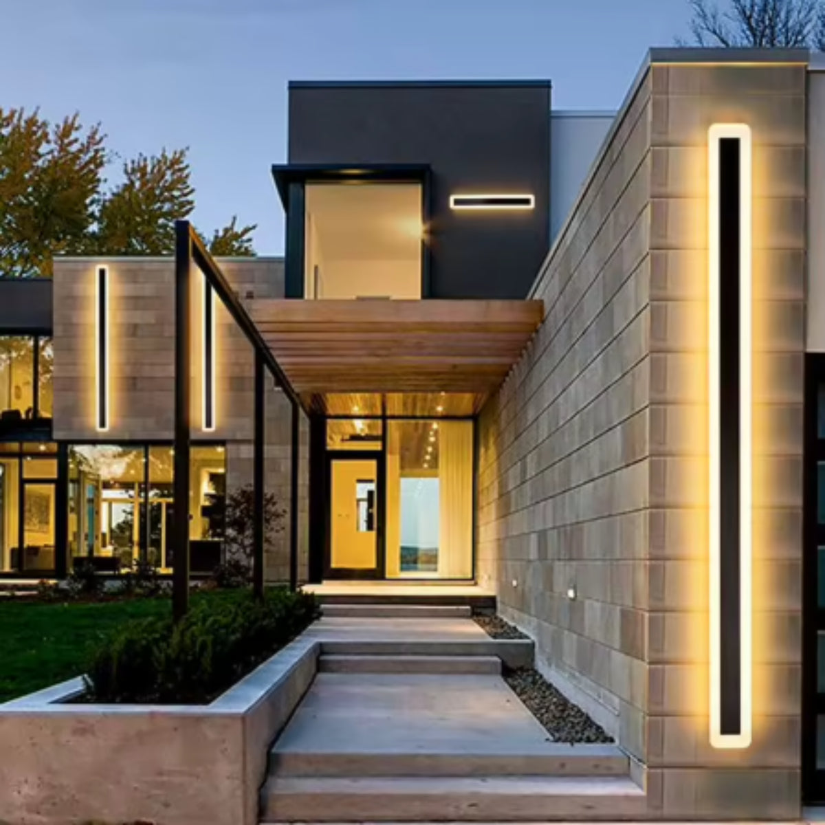 Aurelia Forge AxisLine Architectural Wall Sconce — product view 2
