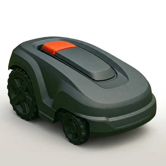 Robot Lawn Mower Engineered for Large Yards, RTK-GPS Navigation, LiDAR Sensors, 2500m² Coverage — Studio Shot