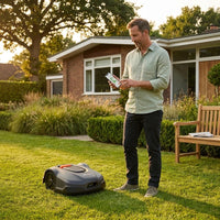Robot Lawn Mower Engineered for Large Yards, RTK-GPS Navigation, LiDAR Sensors, 2500m² Coverage — product view 2