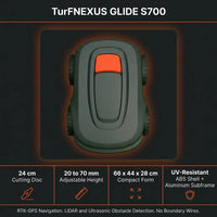 Robot Lawn Mower Engineered for Large Yards, RTK-GPS Navigation, LiDAR Sensors, 2500m² Coverage — product view 6